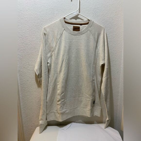 JEREMIAH cream  Cotton Pullover Crewneck - Picture 1 of 7
